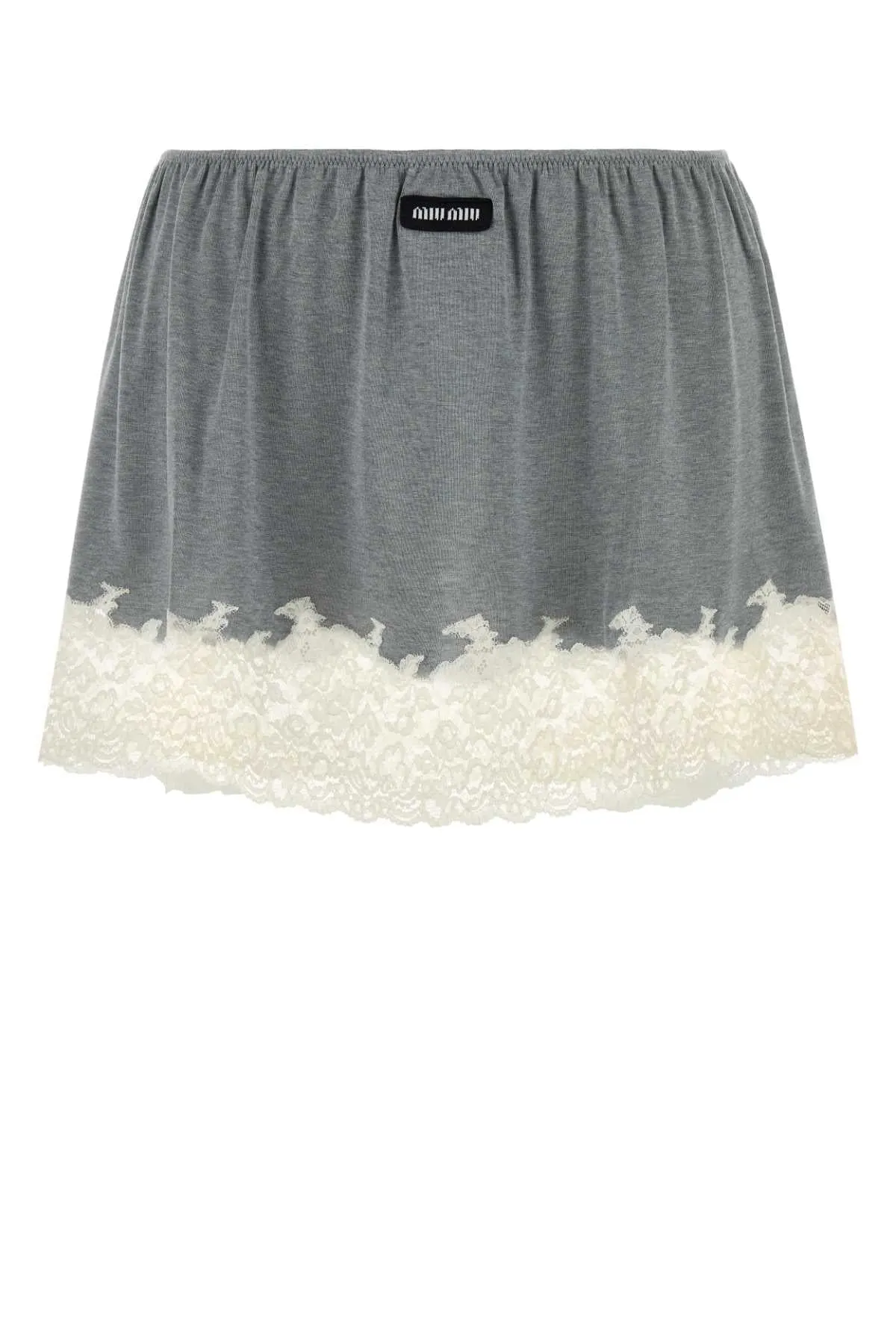 GREY SILK MINI SKIRT sold by Lord & Taylor