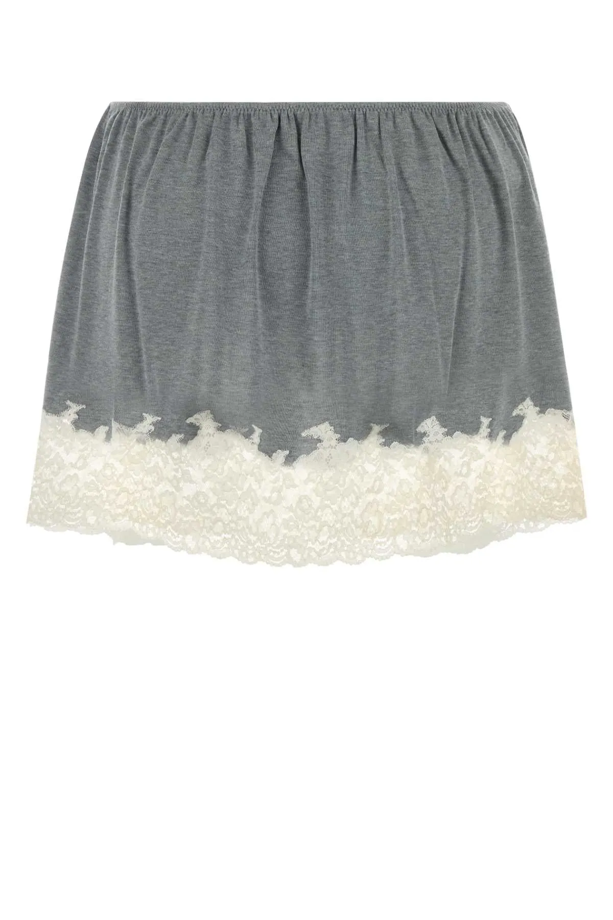 GREY SILK MINI SKIRT sold by Lord & Taylor product image thumbnail 2