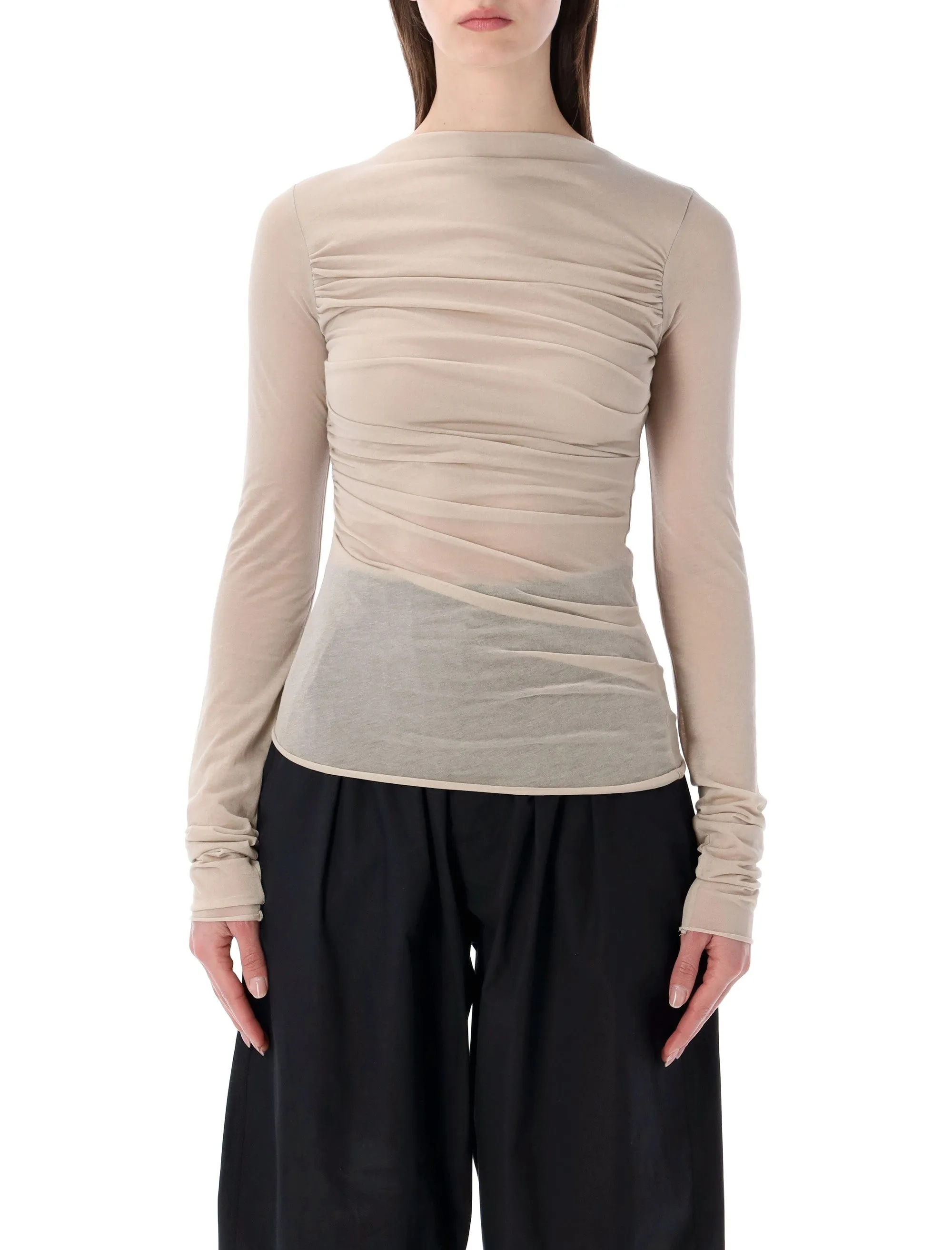 SOEUR GAIA DRAPED LONG-SLEEVE TOP sold by Lord & Taylor