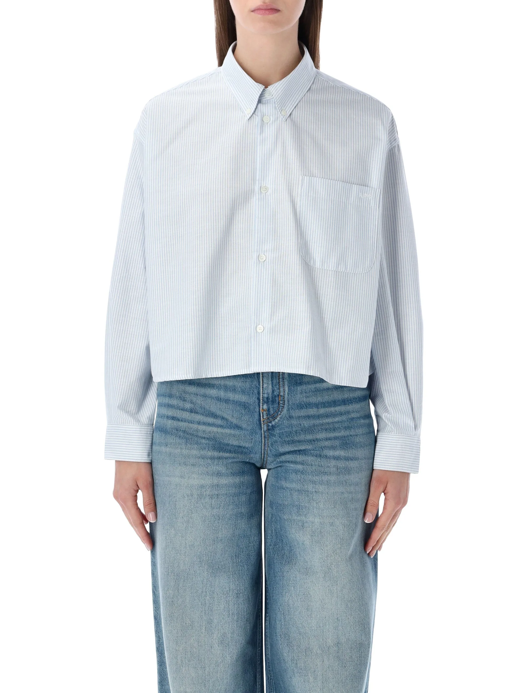 A.P.C. STRIPED COTTON SHIRT sold by Lord & Taylor
