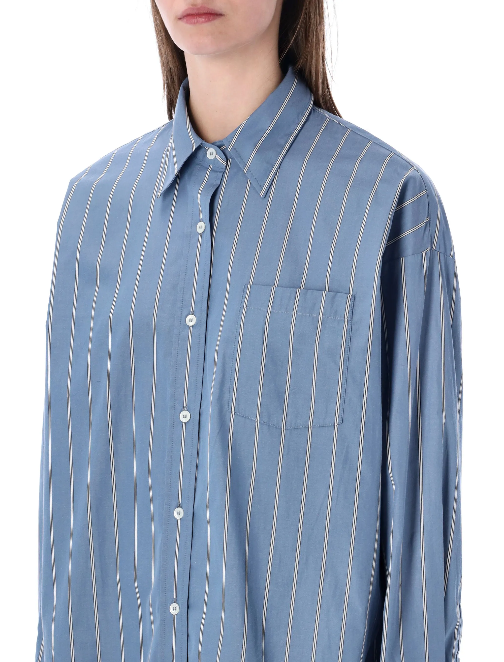 A.P.C. STRIPED COTTON SHIRT sold by Lord & Taylor product image thumbnail 3