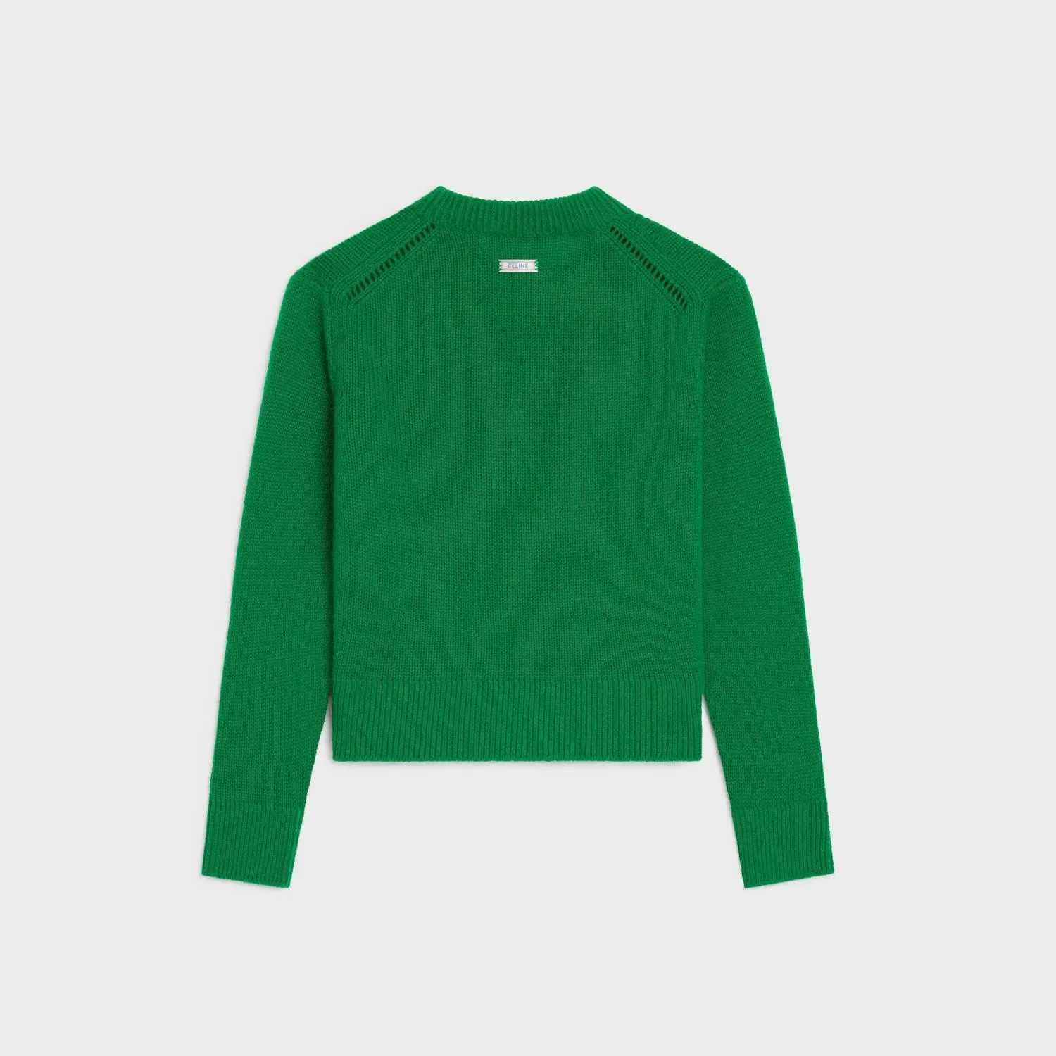 TWINSET GREEN CASHMERE CREWNECK SWEATER sold by Lord & Taylor product image thumbnail 2