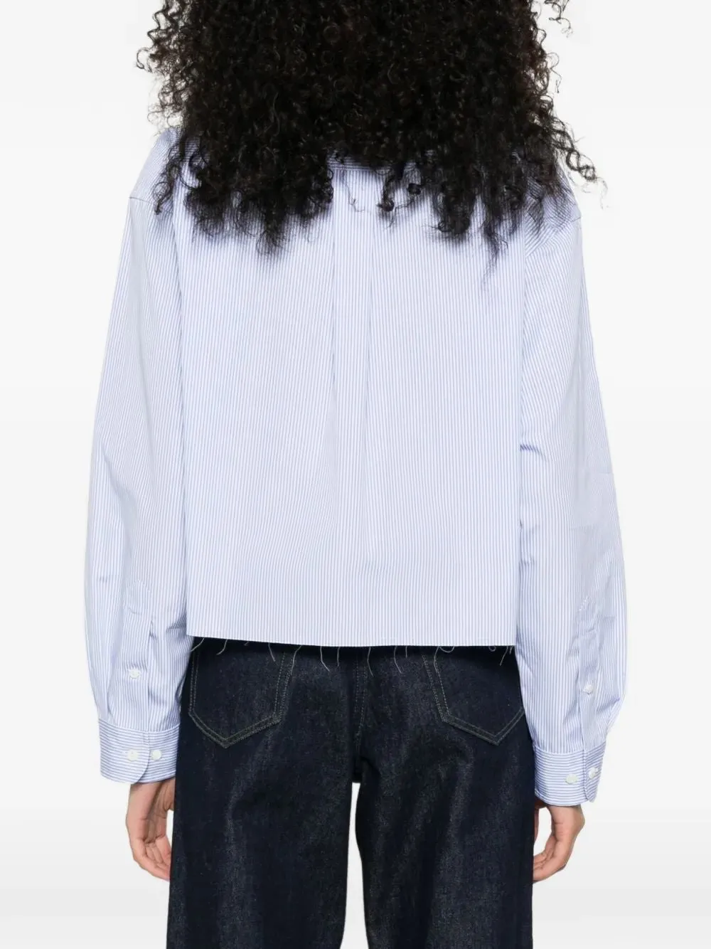 BASTONCINO WHITE BLUE COTTON SHIRT sold by Lord & Taylor product image thumbnail 4