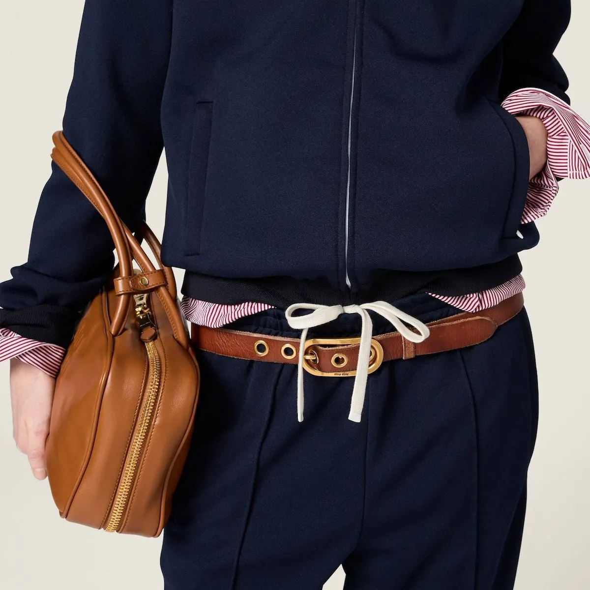 JERSEY TEC POLYESTER BLOUSON JACKET sold by Lord & Taylor product image thumbnail 5