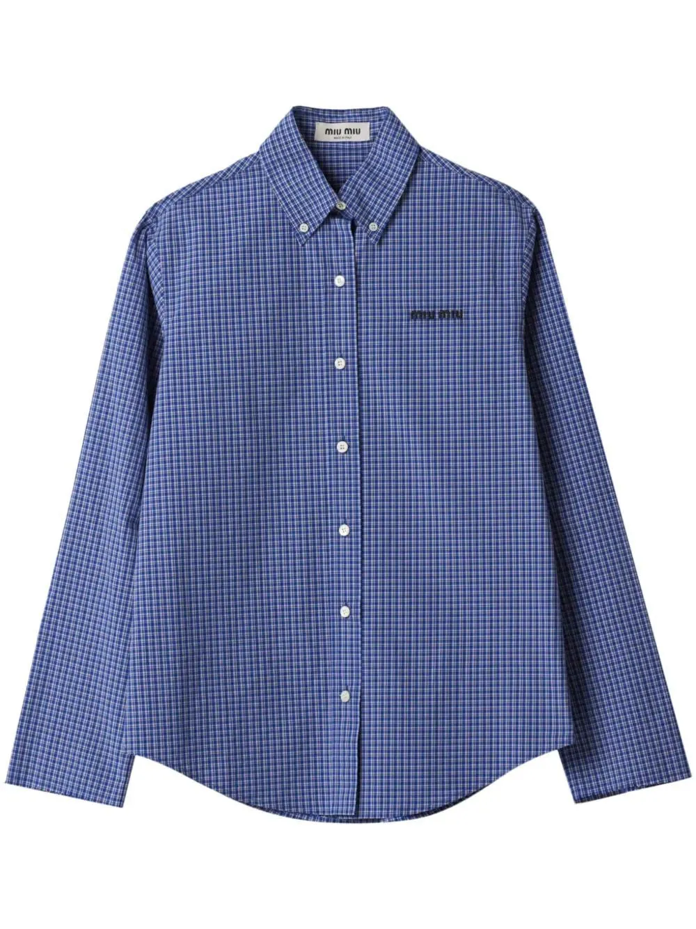 CHECK LIGHT BLUE COTTON SHIRT sold by Lord & Taylor