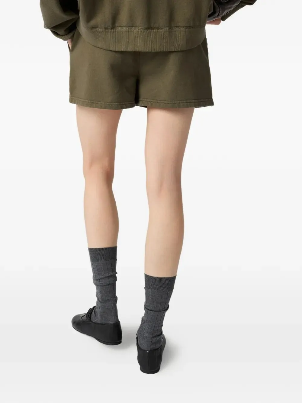 MILITARY GREEN COTTON BERMUDA SHORTS sold by Lord & Taylor product image thumbnail 4