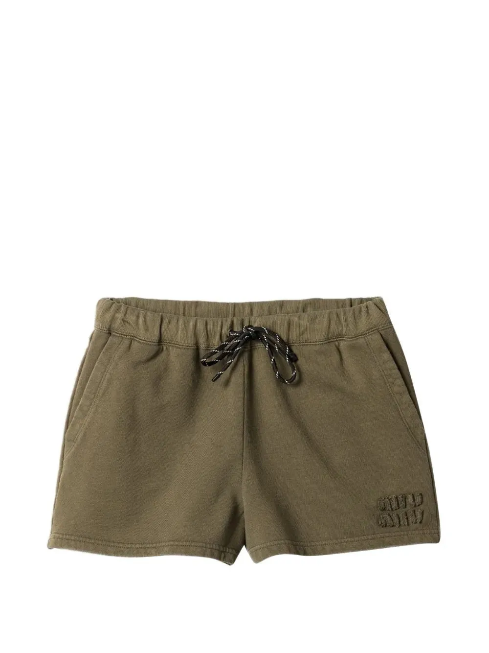 MILITARY GREEN COTTON BERMUDA SHORTS sold by Lord & Taylor