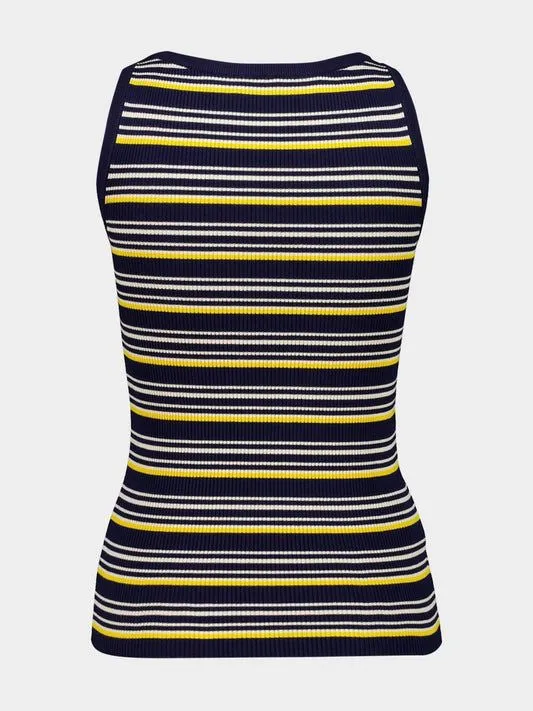 BLUE COTTON TANK TOP sold by Lord & Taylor product image thumbnail 2