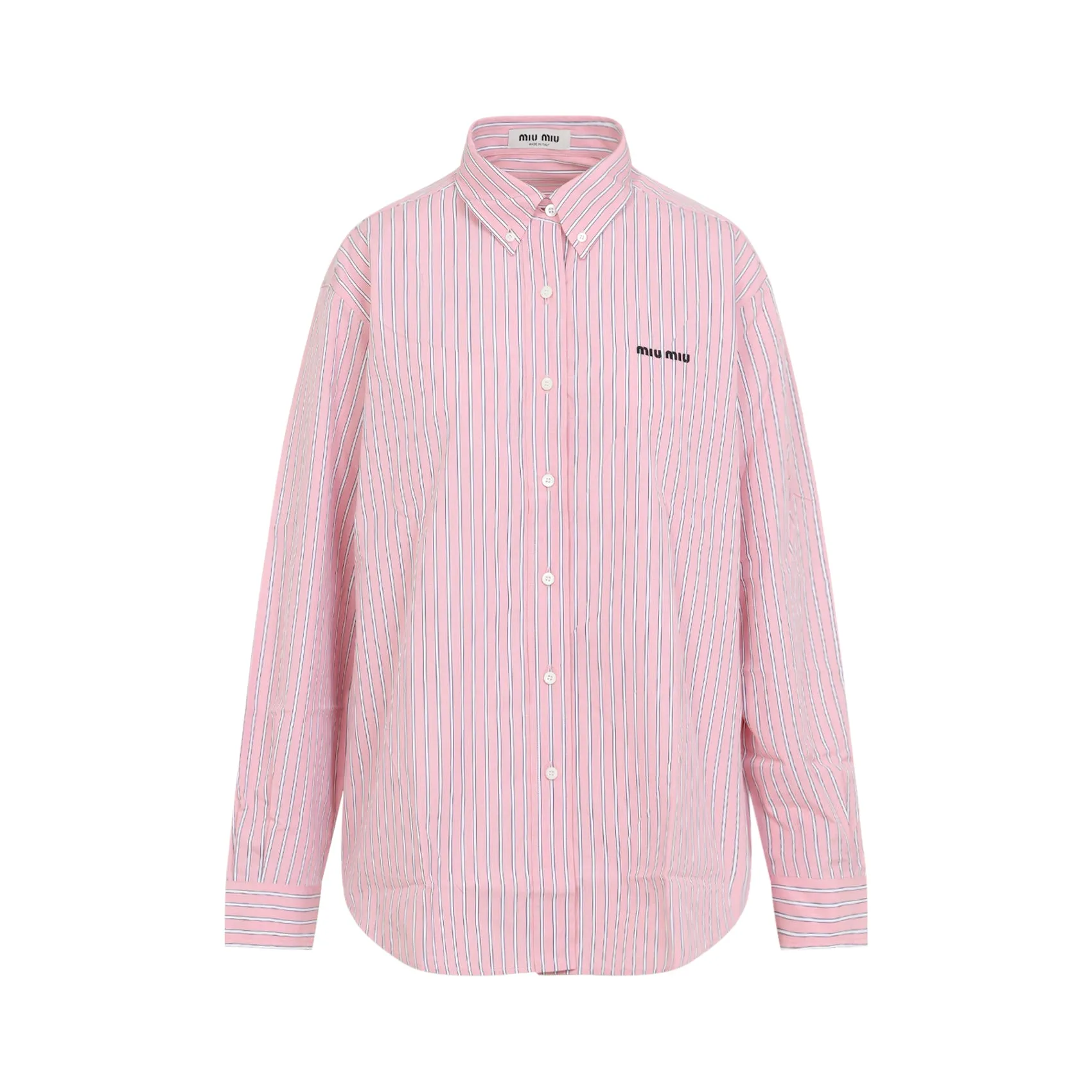 STRIPED POPLIN COTTON SHIRT sold by Lord & Taylor product image thumbnail 2