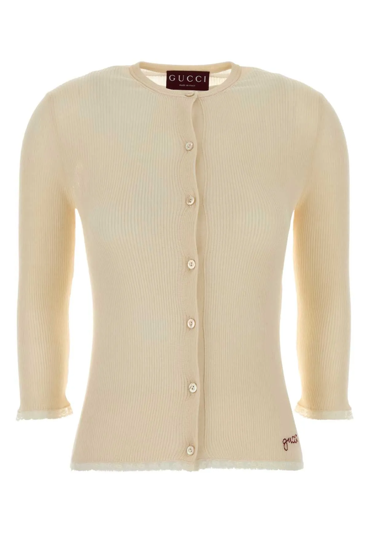 CREAM COTTON CARDIGAN sold by Lord & Taylor