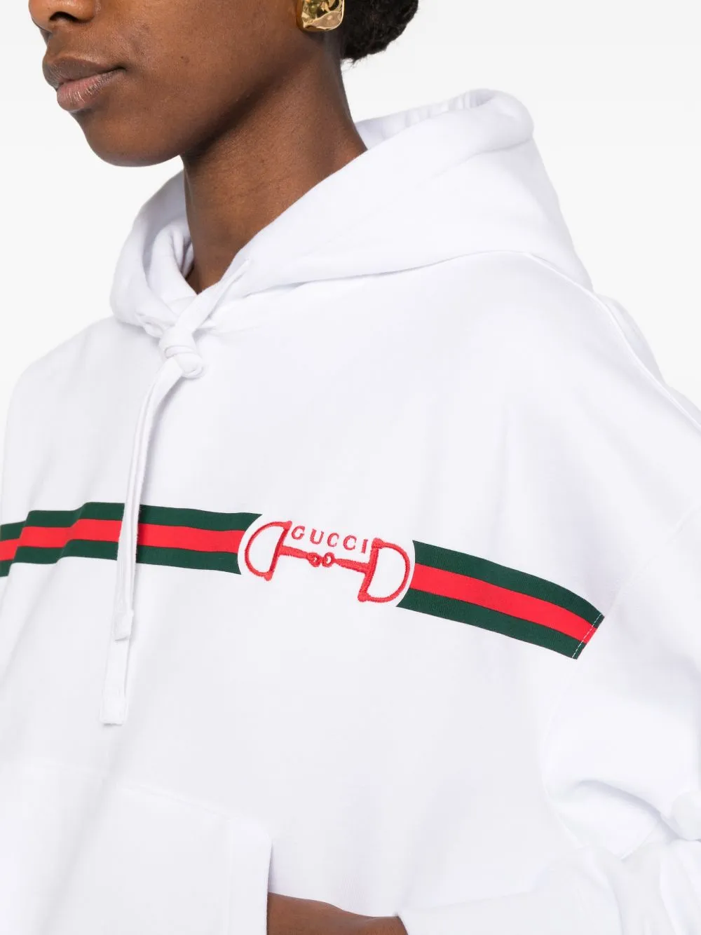 WHITE COTTON SWEATSHIRT sold by Lord & Taylor product image thumbnail 4