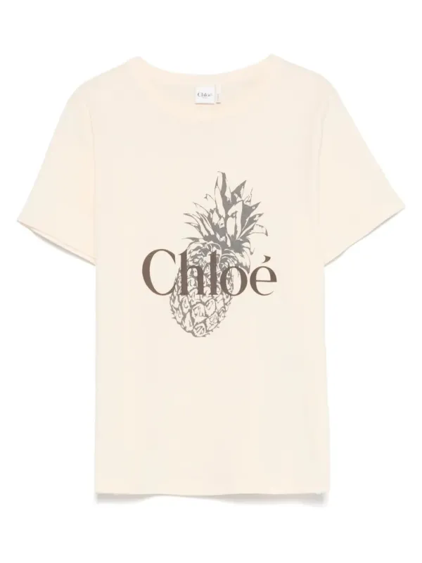 JH11 TENDER PEACH ORGANIC COTTON T-SHIRT made by Chloe