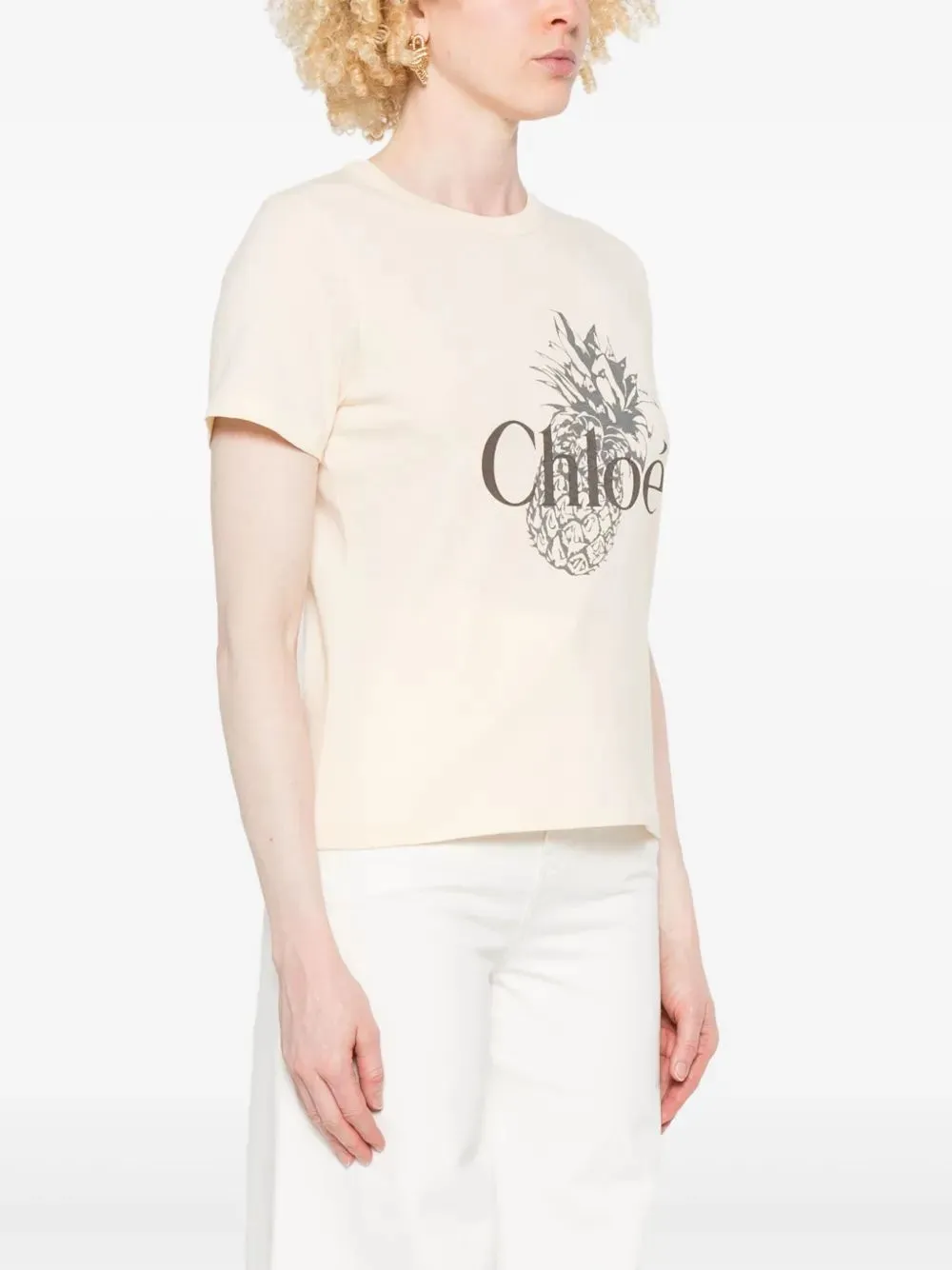 JH11 TENDER PEACH ORGANIC COTTON T-SHIRT sold by Lord & Taylor product image thumbnail 3