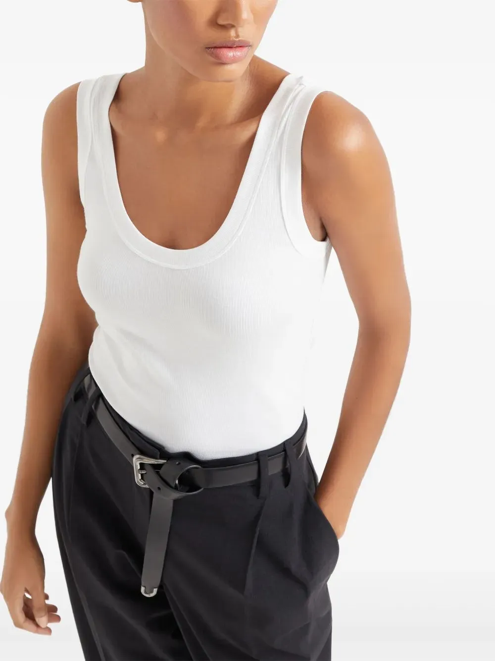 RIBBED JERSEY TOP sold by Lord & Taylor product image thumbnail 4