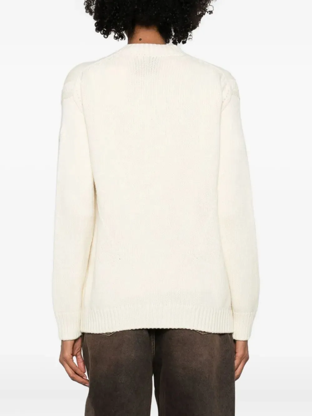 NATURAL VIRGIN WOOL CASHMERE CARDIGAN sold by Lord & Taylor product image thumbnail 4
