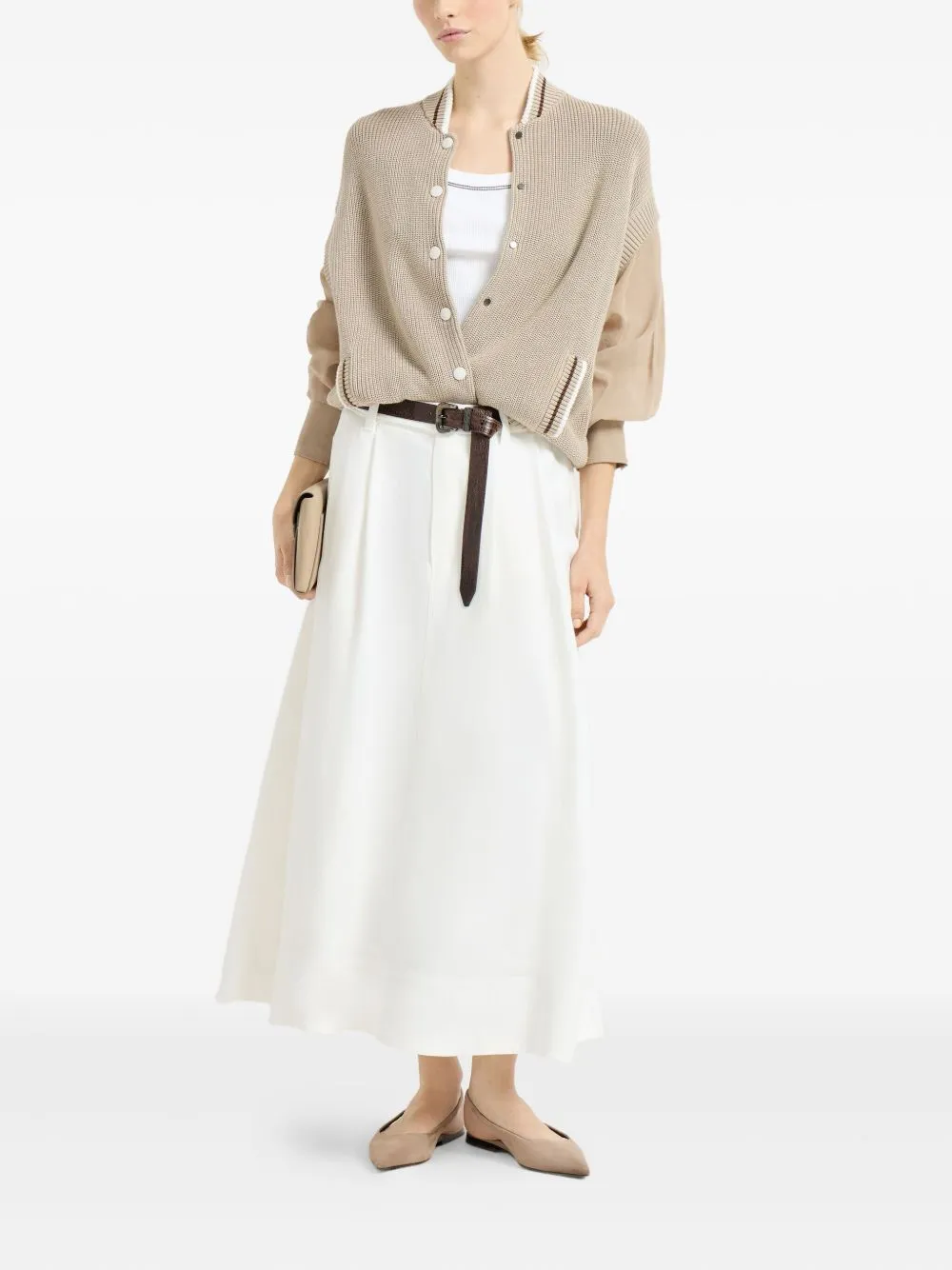 RIBBED JERSEY TANK TOP sold by Lord & Taylor product image thumbnail 5