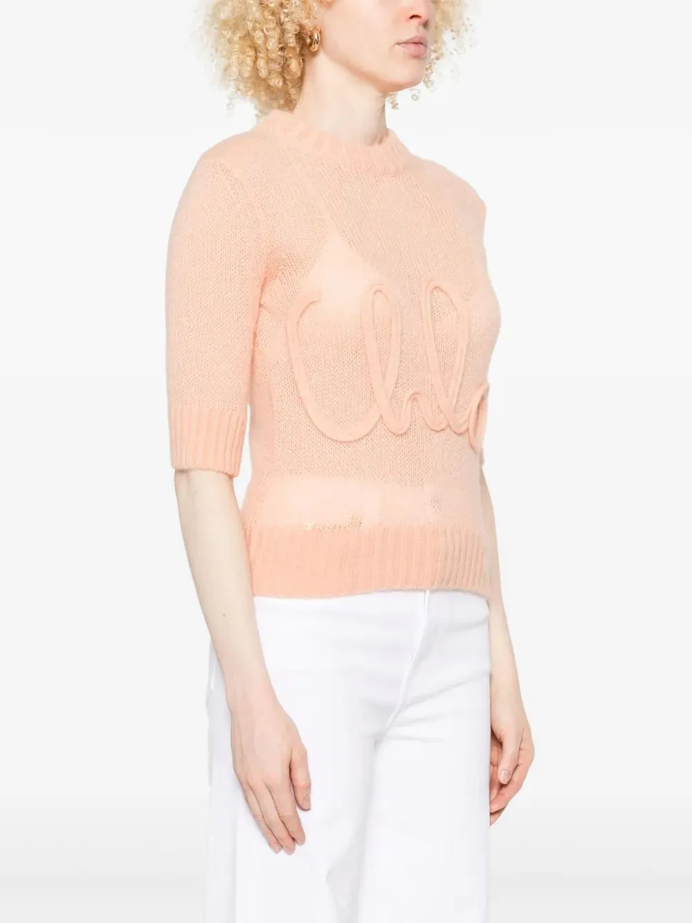 LOGO KNIT SWEATER sold by Lord & Taylor product image thumbnail 3