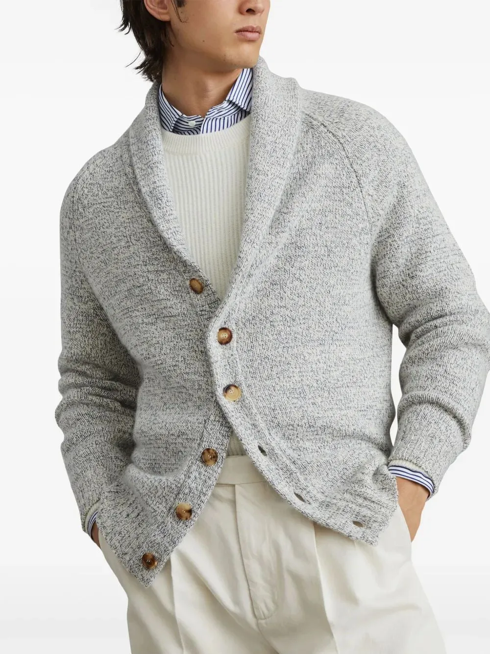 CASHMERE SHAWL COLLAR CARDIGAN sold by Lord & Taylor product image thumbnail 3