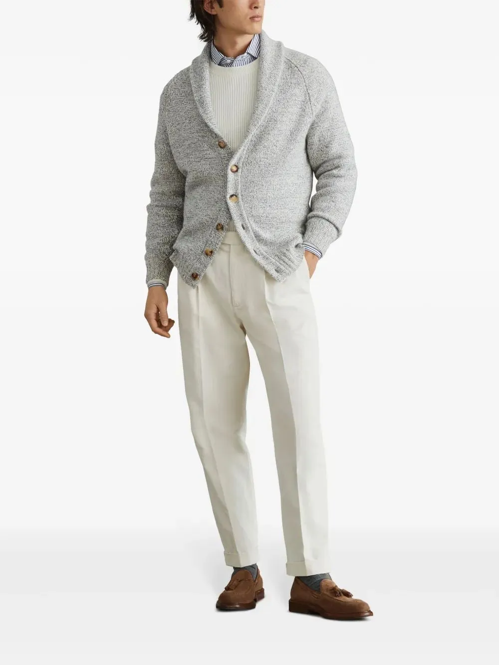 CASHMERE SHAWL COLLAR CARDIGAN sold by Lord & Taylor product image thumbnail 2