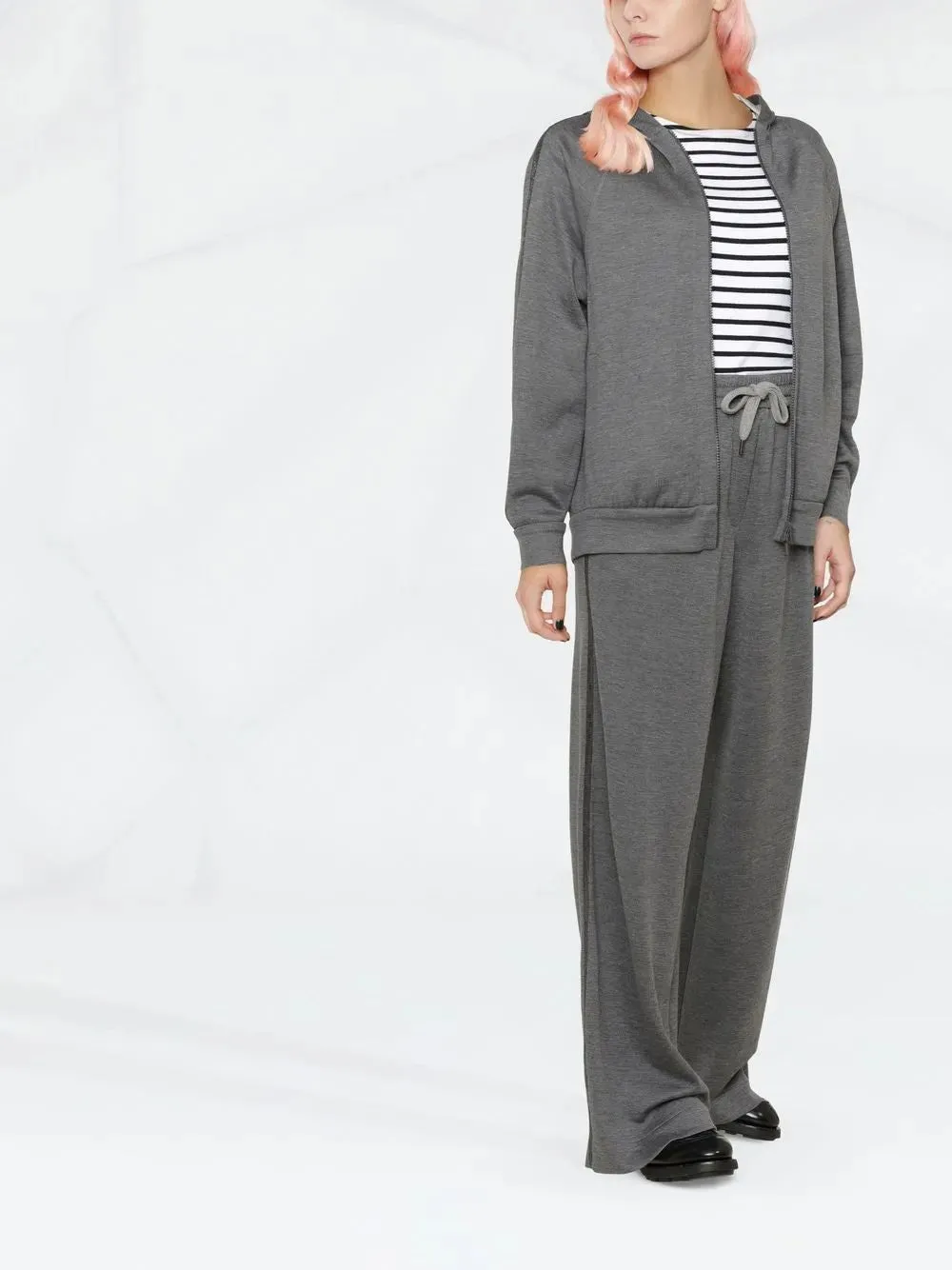 ZIP HOODIE SWEATSHIRT sold by Lord & Taylor product image thumbnail 2