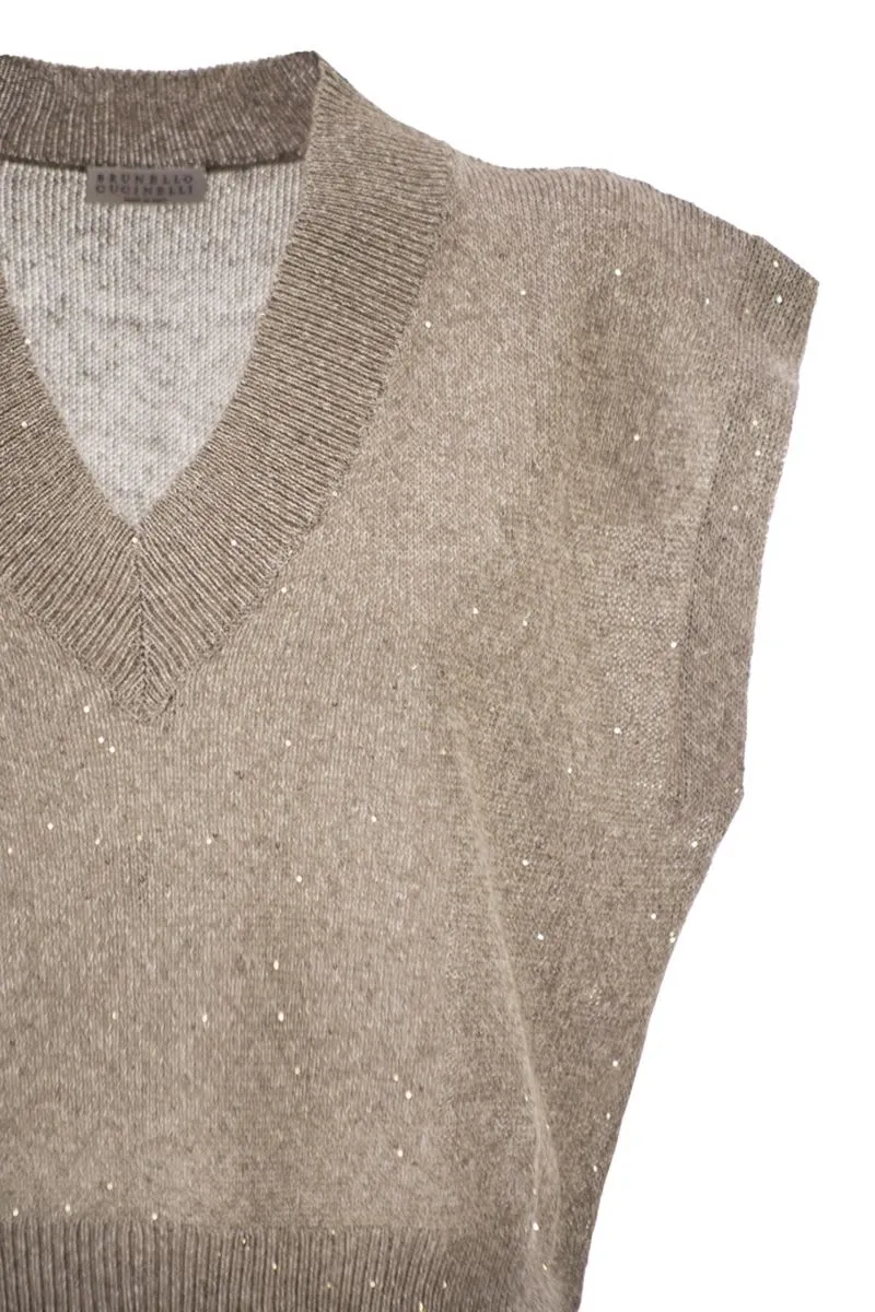 V NECK EMBELLISHED SWEATER sold by Lord & Taylor product image thumbnail 4