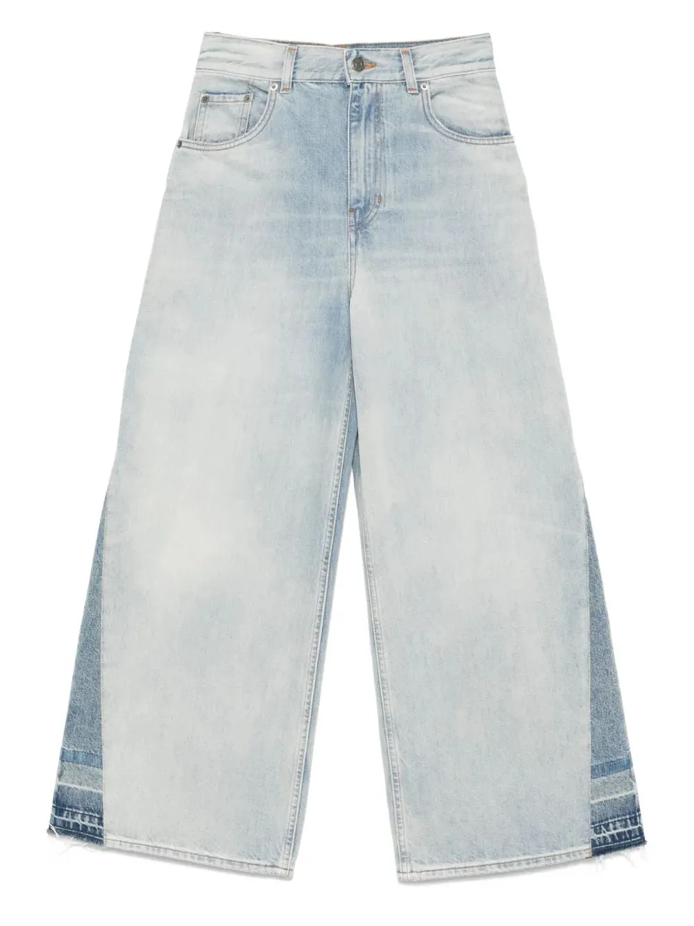 WIDE-LEG JEANS IN DENIM sold by Lord & Taylor