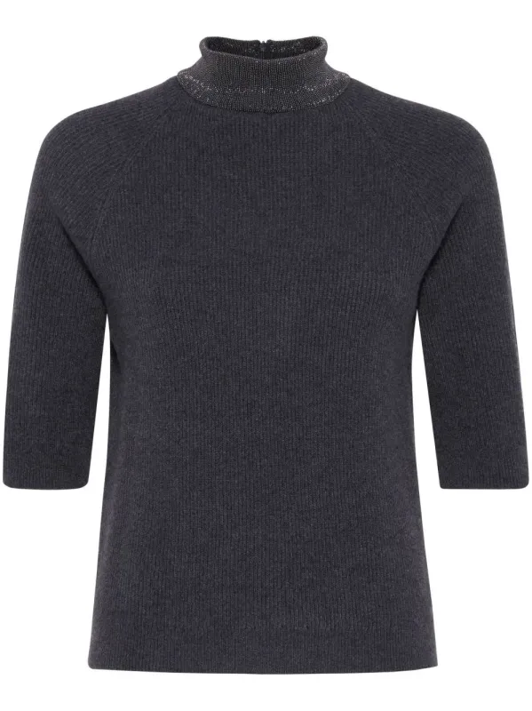 CASHMERE SWEATER WITH MONILI made by Brunello Cucinelli