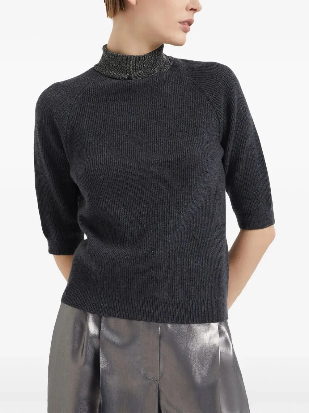 CASHMERE SWEATER WITH MONILI sold by Lord & Taylor product image thumbnail 2