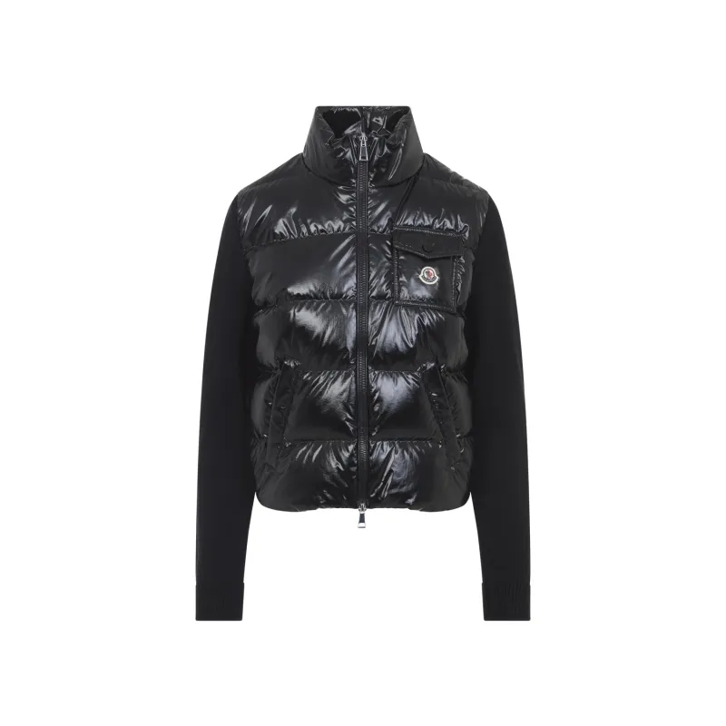 PADDED ZIP-UP WOOL CARDIGAN sold by Lord & Taylor