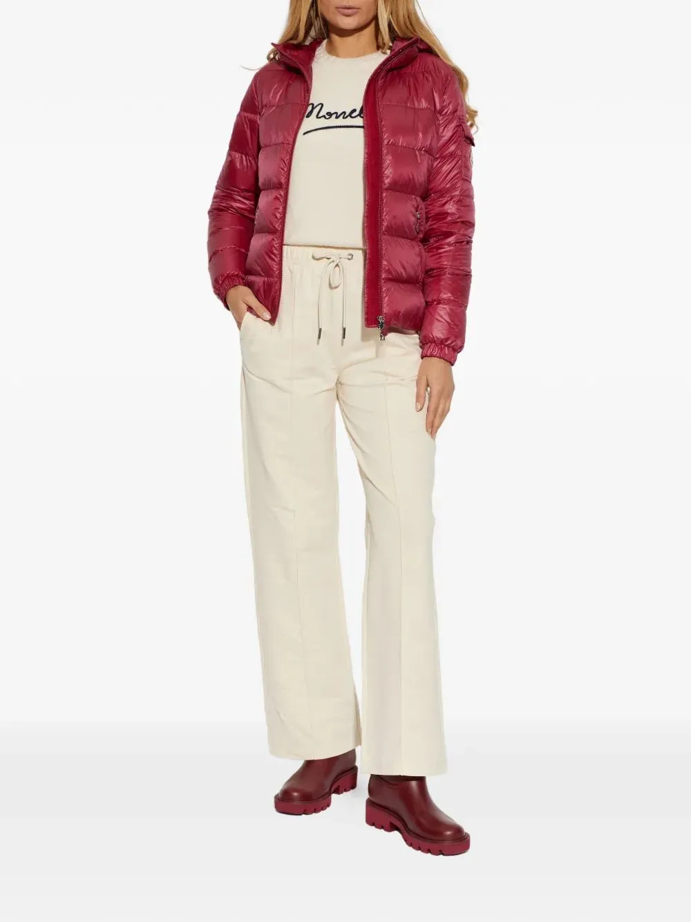 NATURAL COTTON POLYAMIDE CREW NECK SWEATER sold by Lord & Taylor product image thumbnail 2