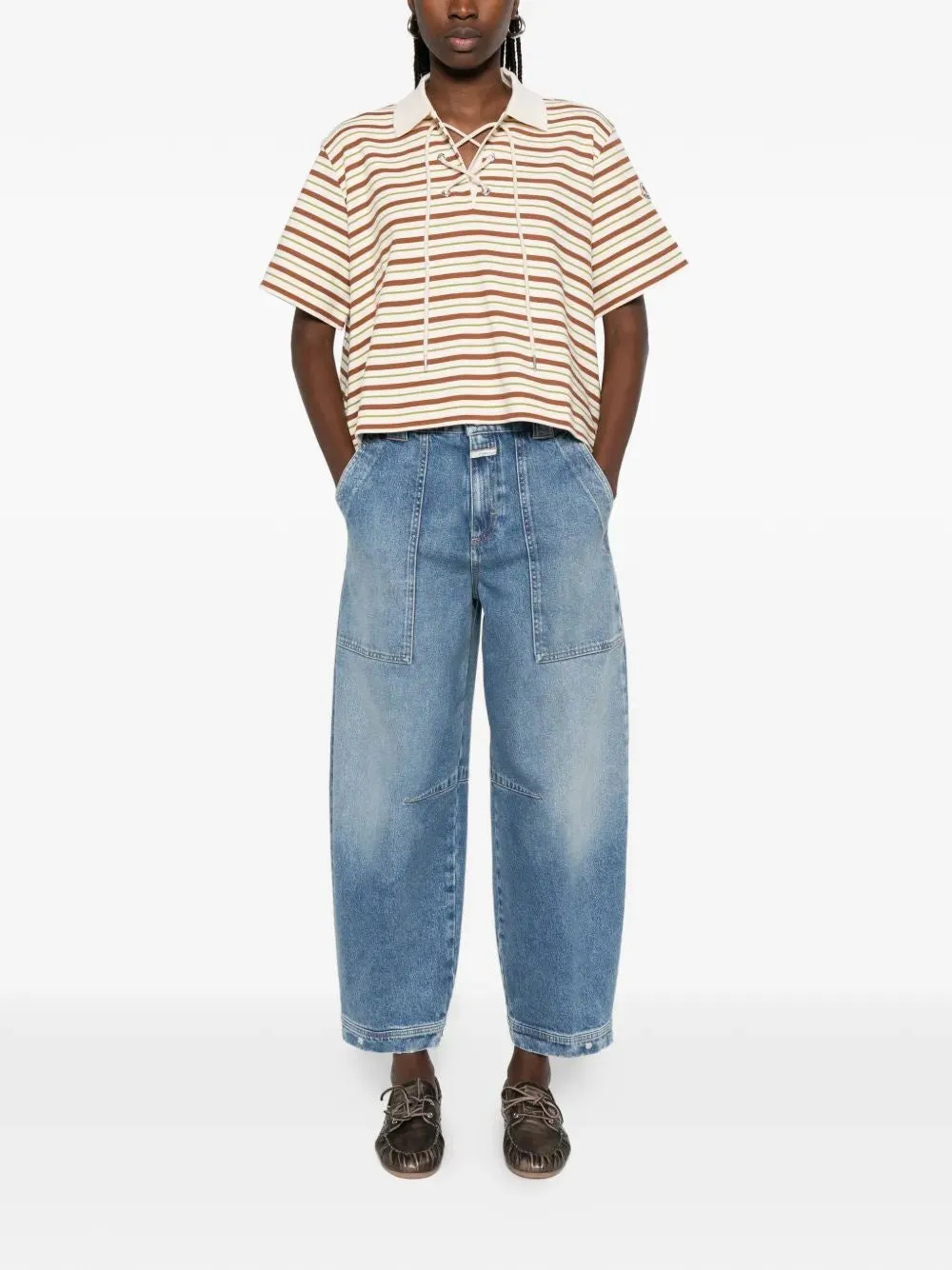 STRIPED COTTON POLO sold by Lord & Taylor product image thumbnail 2