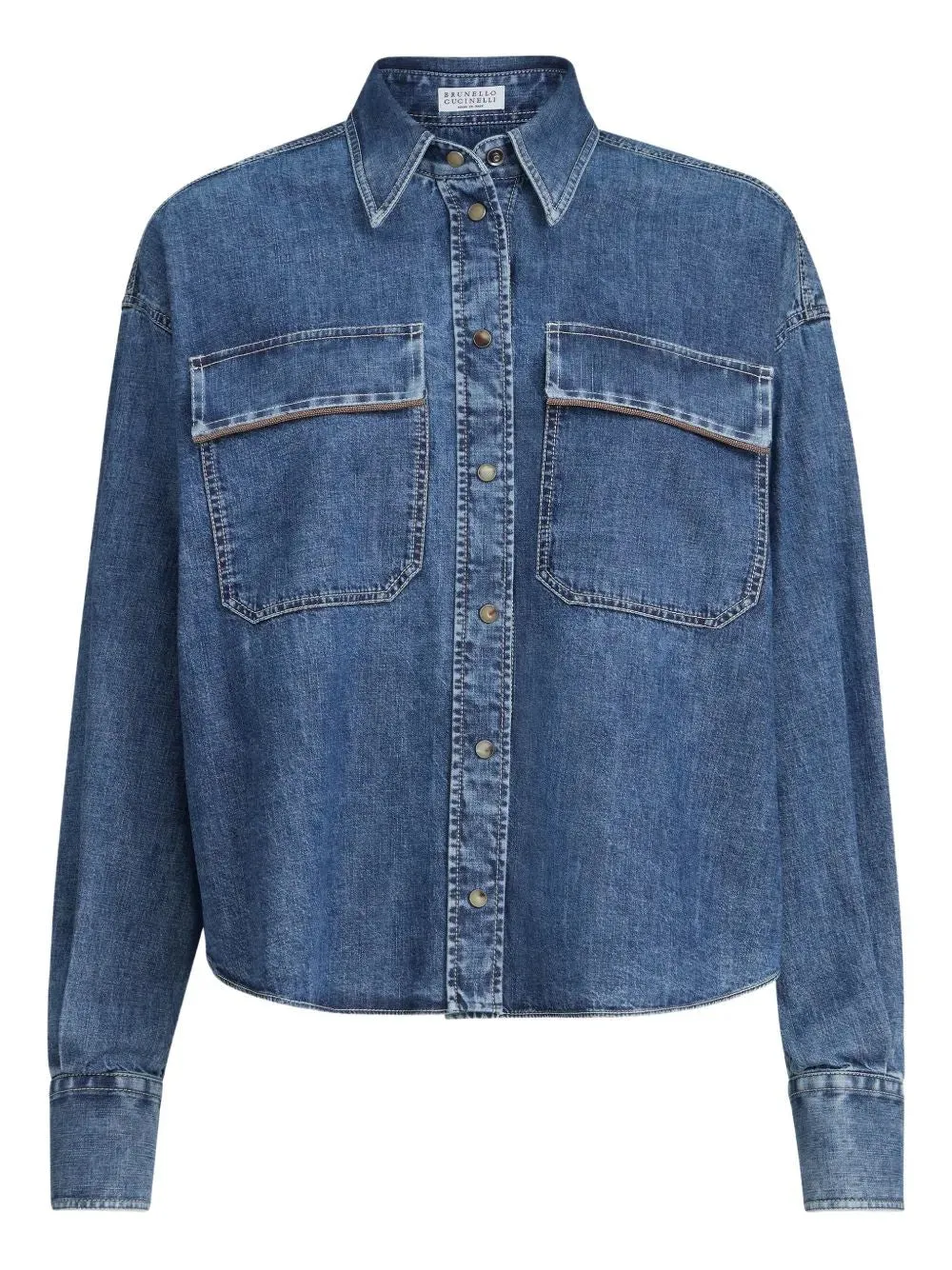 LIGHTWEIGHT DENIM SHIRT sold by Lord & Taylor