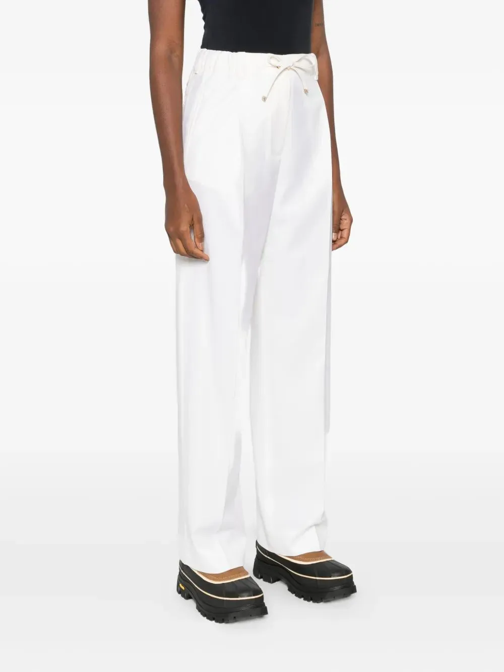CREAM WOOL TROUSERS sold by Lord & Taylor product image thumbnail 3
