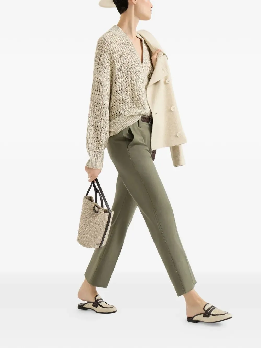 COTTON TROUSERS sold by Lord & Taylor product image thumbnail 3