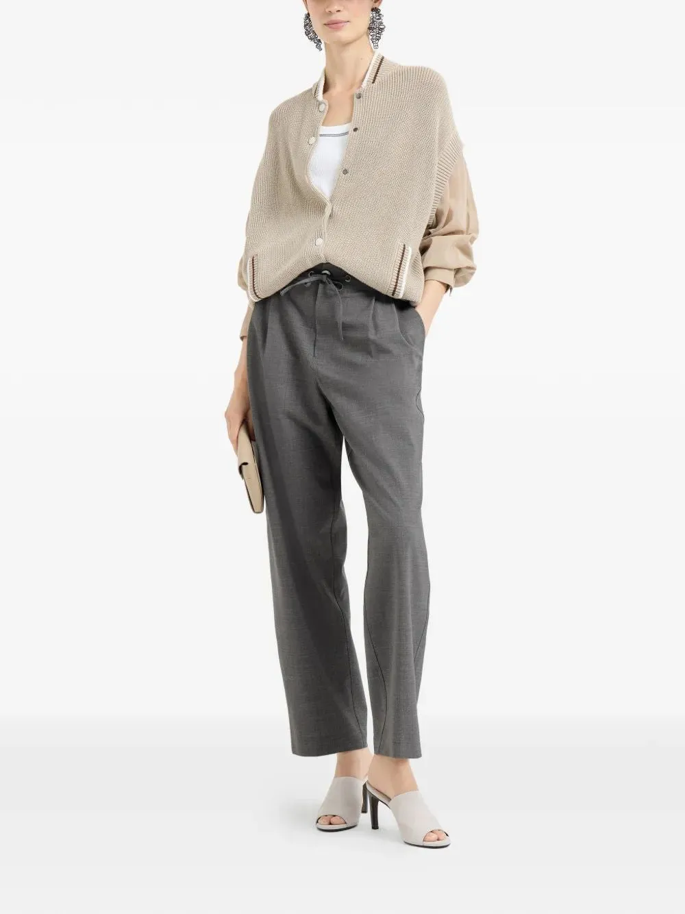 VIRGIN WOOL POLYAMIDE TROUSERS sold by Lord & Taylor product image thumbnail 2