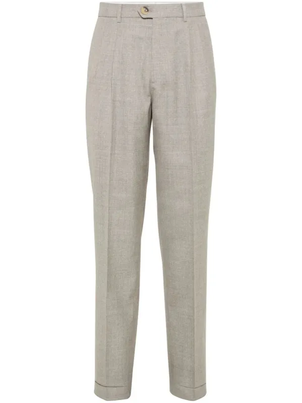 PLEAT-DETAIL TAILORED TROUSERS sold by Lord & Taylor