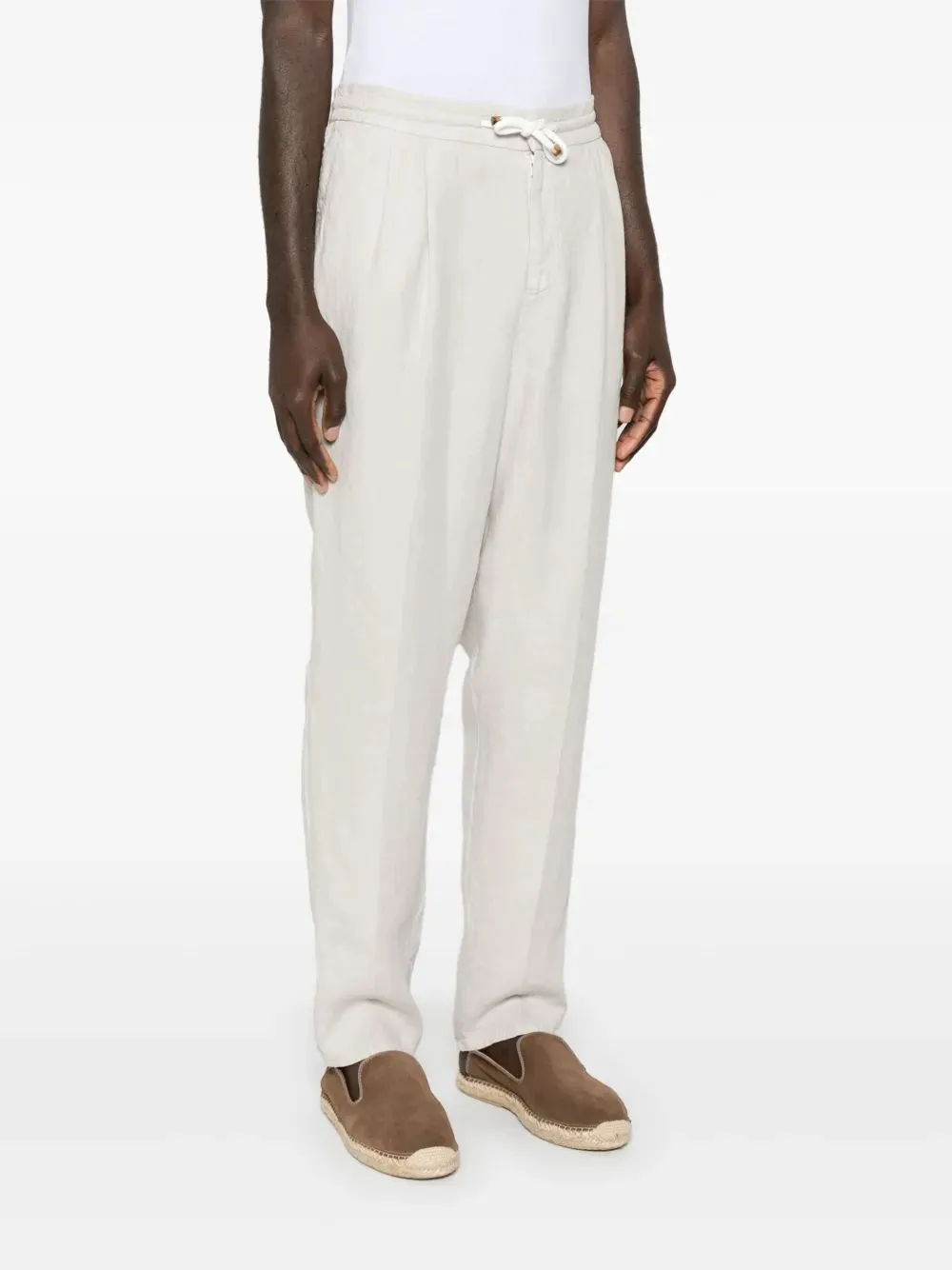 LINEN DRAWCORD TROUSERS sold by Lord & Taylor product image thumbnail 3