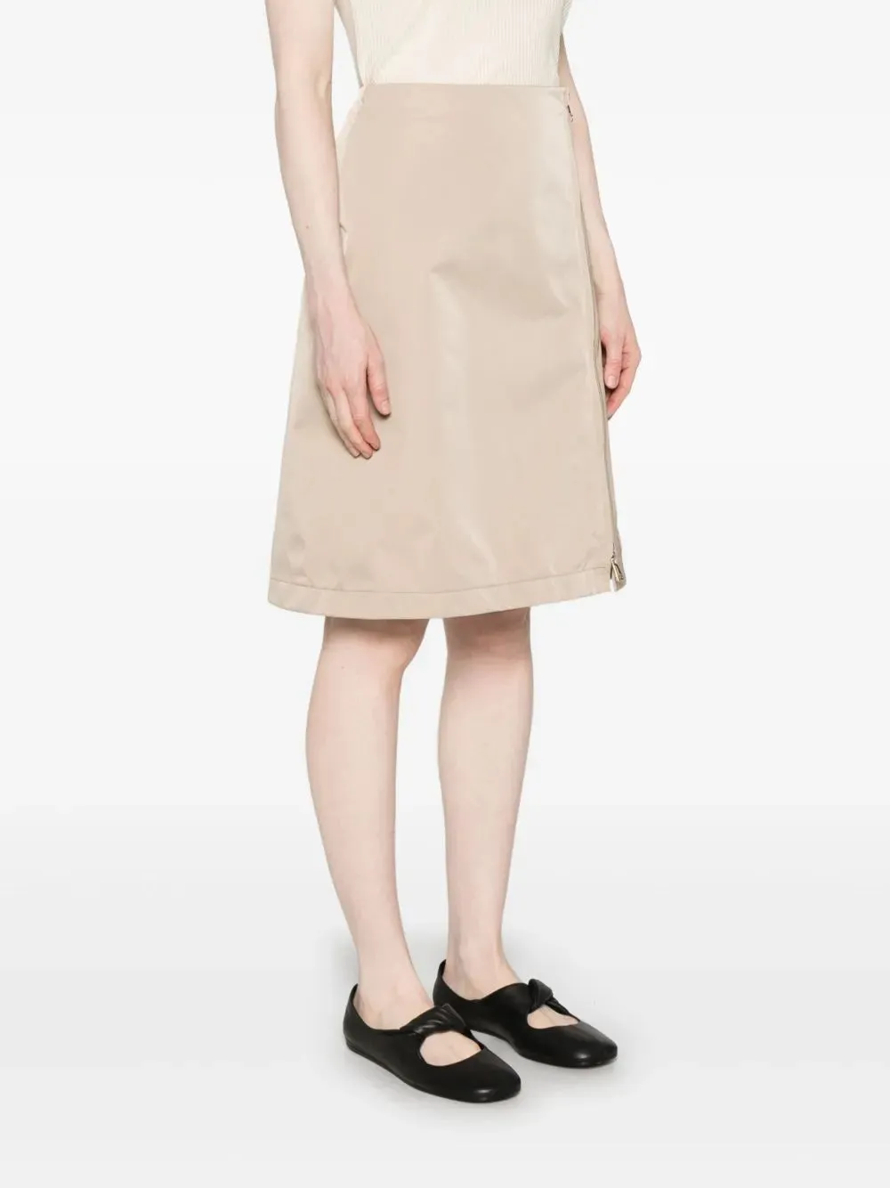ZIPPED MIDI SKIRT sold by Lord & Taylor product image thumbnail 3
