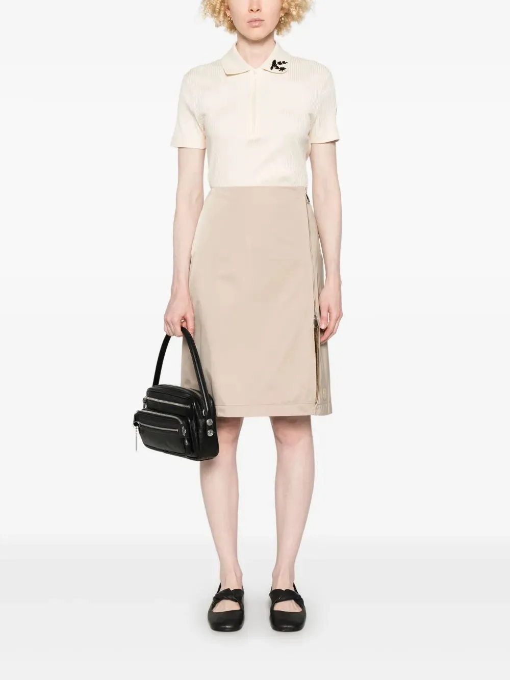 ZIPPED MIDI SKIRT sold by Lord & Taylor product image thumbnail 2