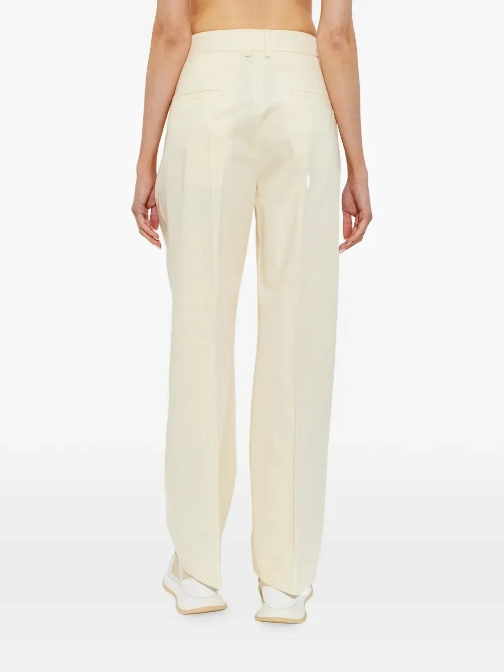 NATURAL COTTON VISCOSE TROUSERS sold by Lord & Taylor product image thumbnail 4