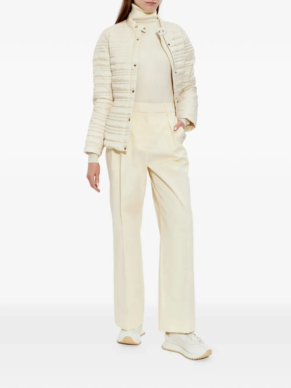 NATURAL COTTON VISCOSE TROUSERS sold by Lord & Taylor product image thumbnail 2
