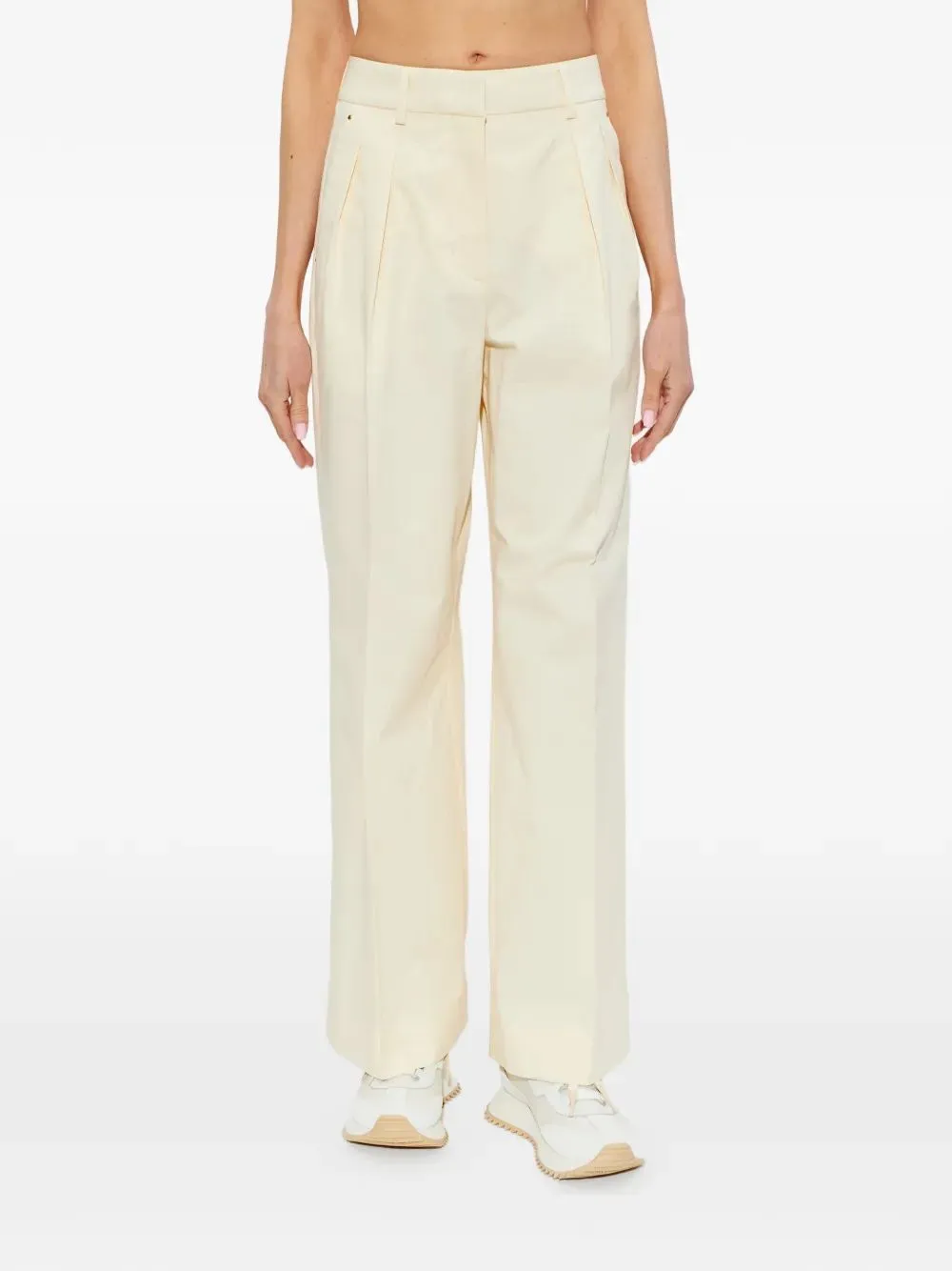 NATURAL COTTON VISCOSE TROUSERS sold by Lord & Taylor product image thumbnail 3