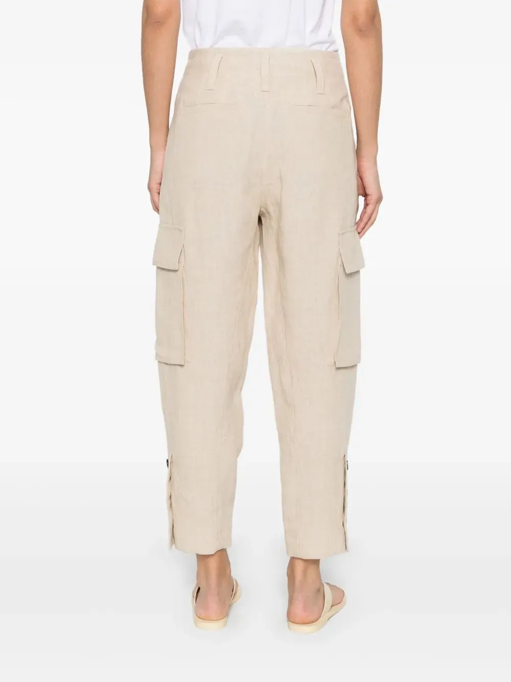 BEIGE LINEN TROUSERS sold by Lord & Taylor product image thumbnail 4