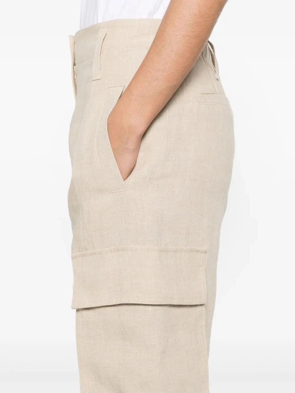 BEIGE LINEN TROUSERS sold by Lord & Taylor product image thumbnail 5