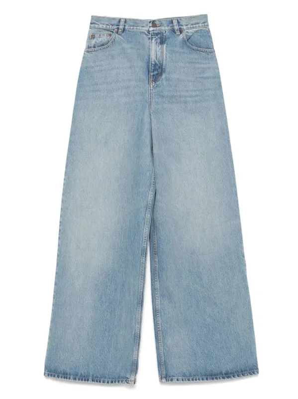 HIGH-WAIST WIDE-LEG JEANS sold by Lord & Taylor