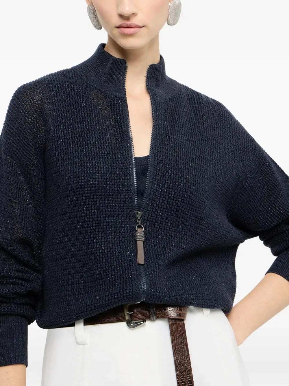COTTON VISCOSE CARDIGAN sold by Lord & Taylor product image thumbnail 5