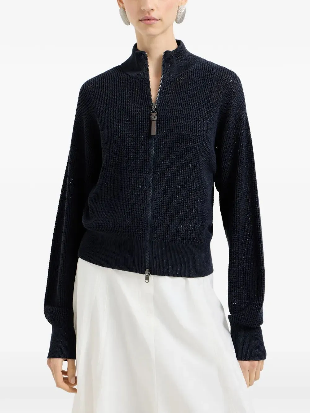 COTTON VISCOSE CARDIGAN sold by Lord & Taylor product image thumbnail 3