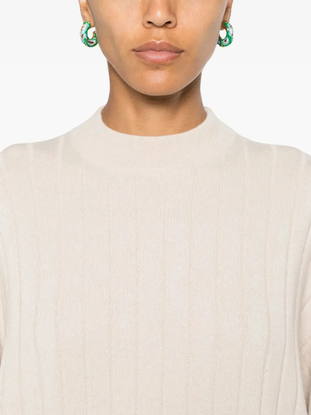 RIBBED KNIT CREWNECK SWEATER sold by Lord & Taylor product image thumbnail 5