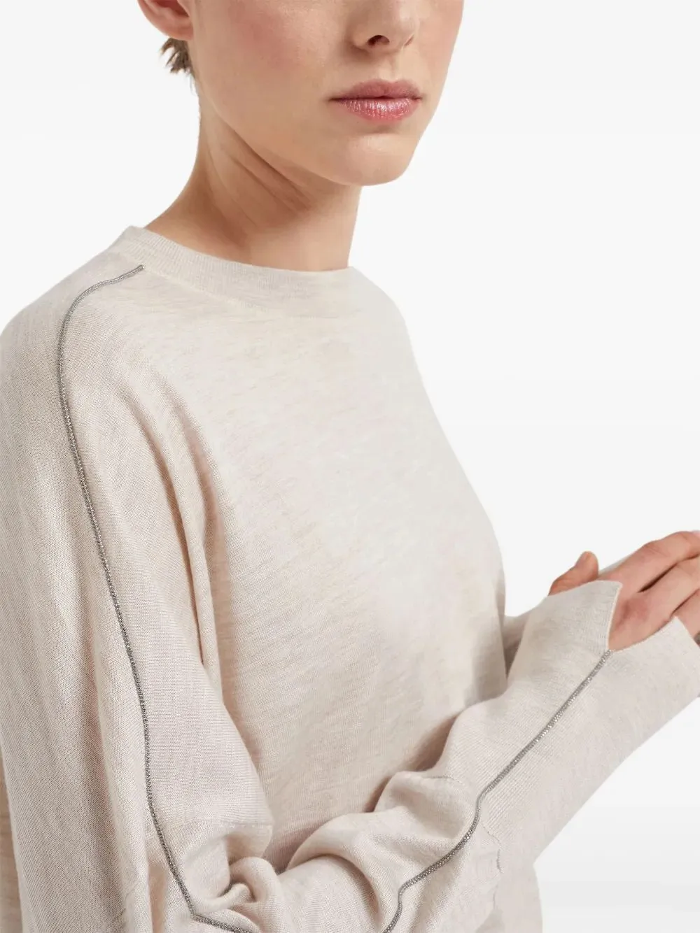 CASHMERE SILK CREWNECK SWEATER sold by Lord & Taylor product image thumbnail 5