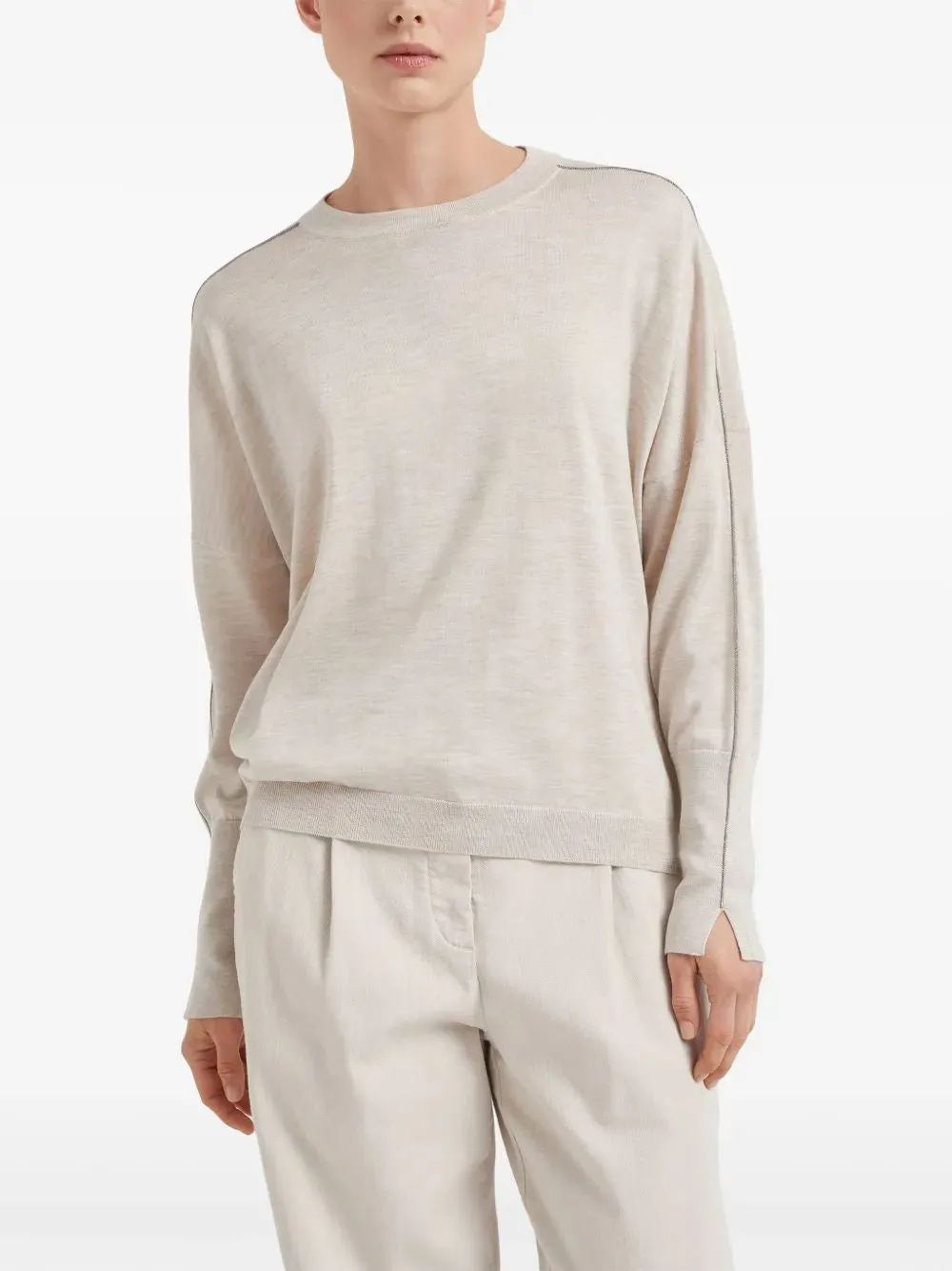 CASHMERE SILK CREWNECK SWEATER sold by Lord & Taylor product image thumbnail 3